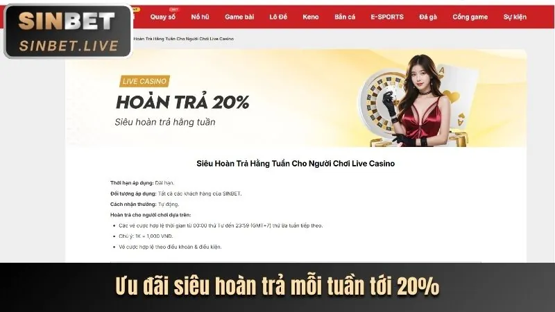 Giải đấu Casino 168winbet